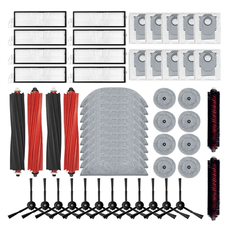 Для Roborock S8 Maxv Ultra аксессуары для роботов-пылесосов швабра ткань вакуумные мешки