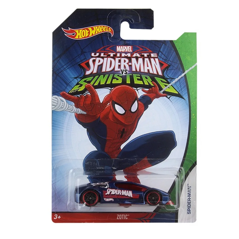 

Спортивный автомобиль Hot Wheels Ultimate Человек-паук автомобиль злого линарда Гоблин Dr. Игрушки осьминоги для детей подарок на день рождения и Хэл...