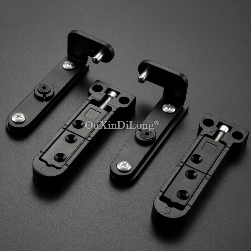 

Courier Shipping 20Sets 3D Adjustable Heavy Door Hinges Invisible Hidden Door Pivot Hinges Install Up and Down Silver/Black
