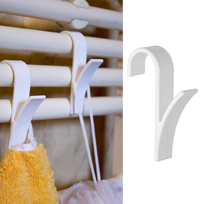 

Hanger For Heated Towel Radiator Rail Clothes Hangers Bath Hook Holder Percha Plegable Scarf Towel Heated Hooks For Bath Storing