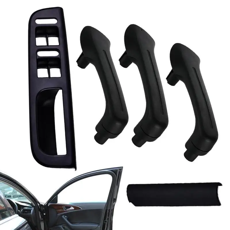 

Car Driver Side Front Door Trim Panel Handle Interior Handle Inner Door Armrest Panel Pull Trim Cover For Bora Golf 4