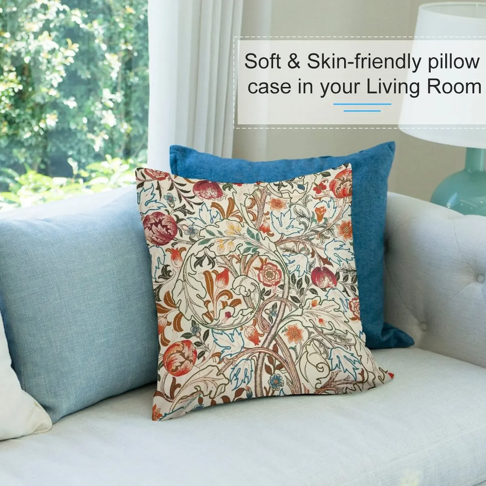 Уильям Моррис Викторианское искусство и ремесла Дизайнер движения Acanthus Portiere