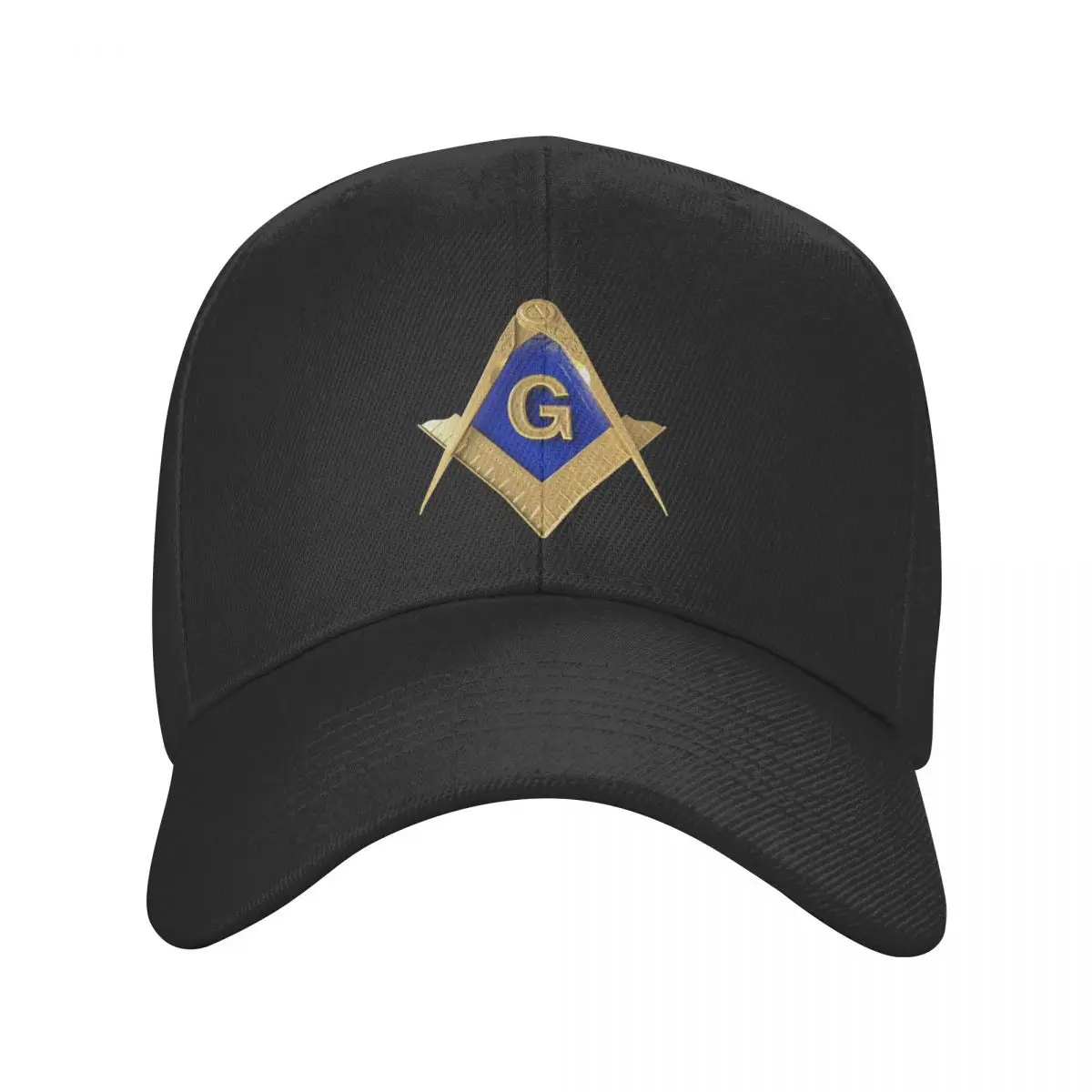 

New Fashion Freema-son Gold Square Masonic Baseball Cap for Men Women Adjustable Dad Hat Outdoor 1
