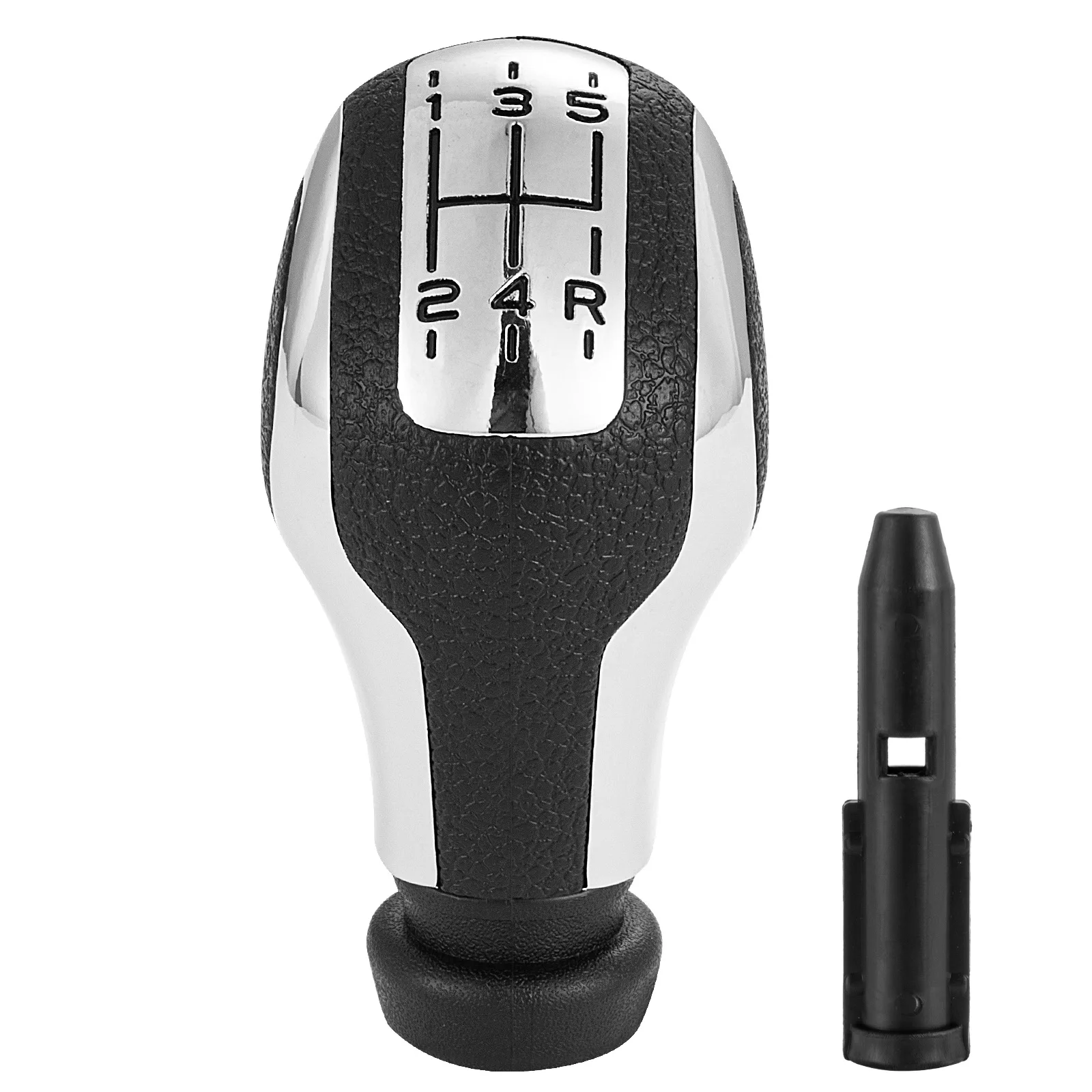 

5 Speed Car Manual Gear Shift Knob for Citroen C2 C3 C3 C4 C5 Silver Tone for Peugeot 308 408 508 605 806 807 2008 3008 5008