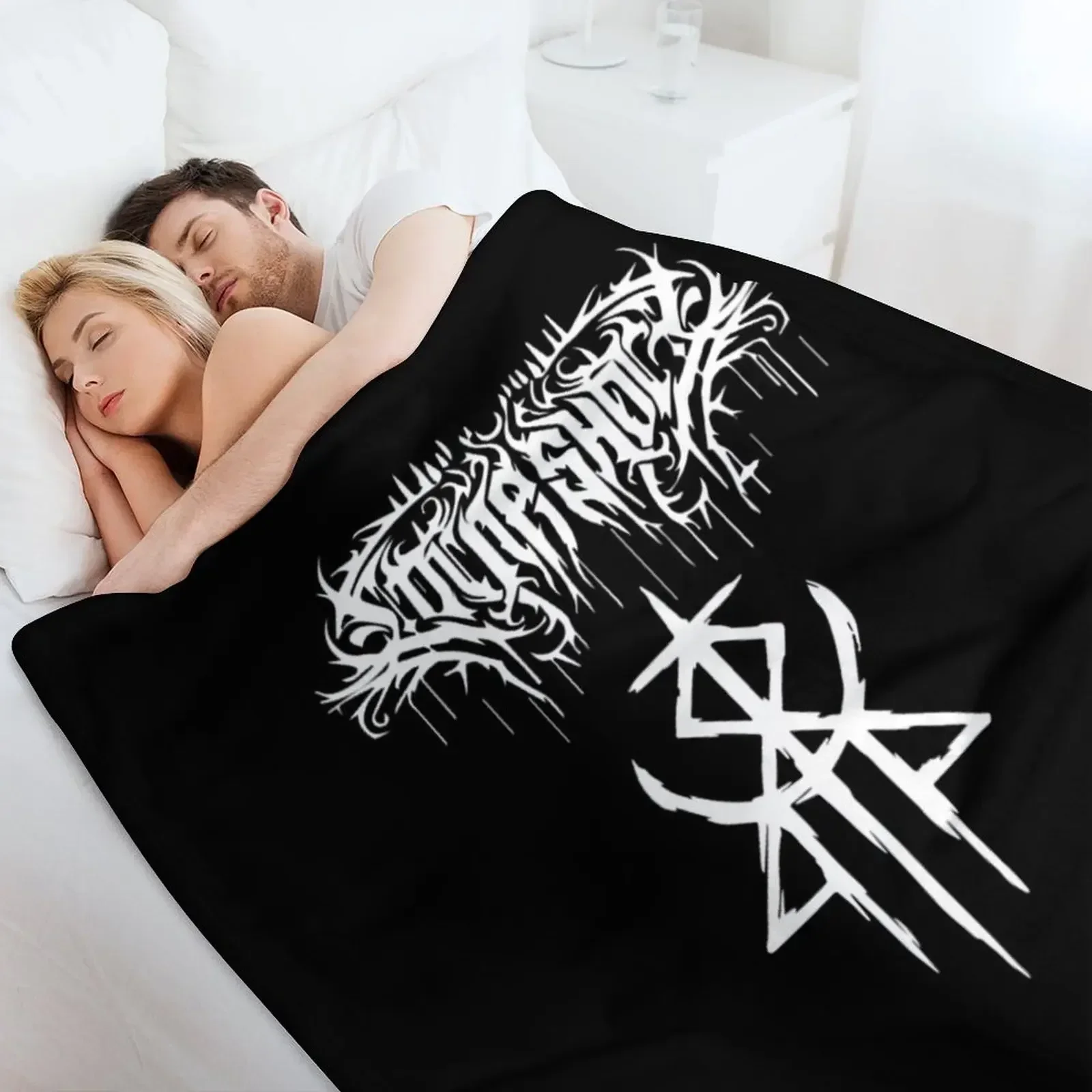 Логотип Lorna Shore Merch - бессмертный логотип одеяло гигантский диван полярные одеяла