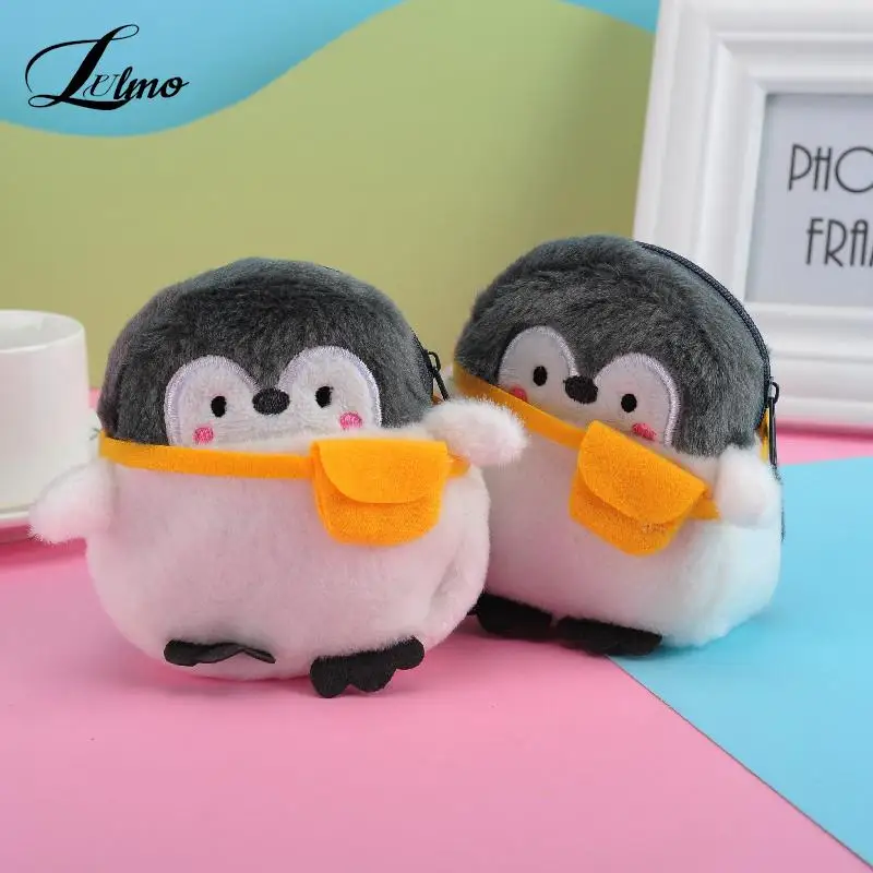 

Cute Penguin Chicken Plush Mini Wallet Soft Positive Energy Penguin Plush Coin Purse Girls Lovers Valentine's Gifts