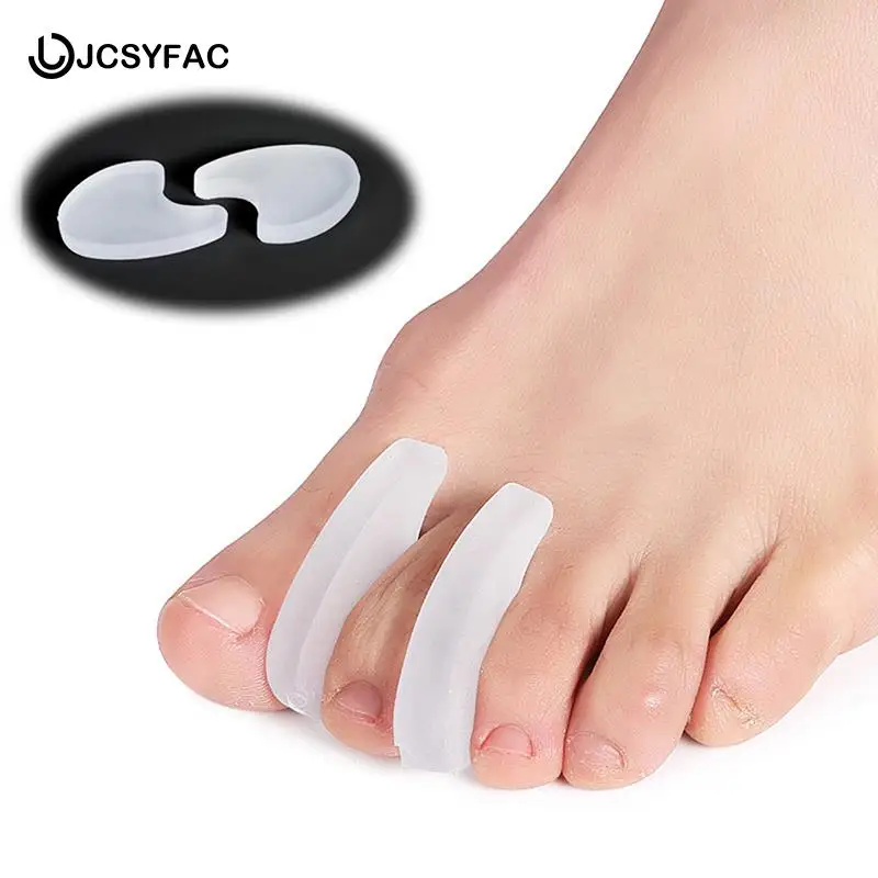 

2Pcs=1Pair Toe Bunion Guard Orthopedic Toe Separators Finger Toe Separator Correction Pad Hallux Valgus Corrector