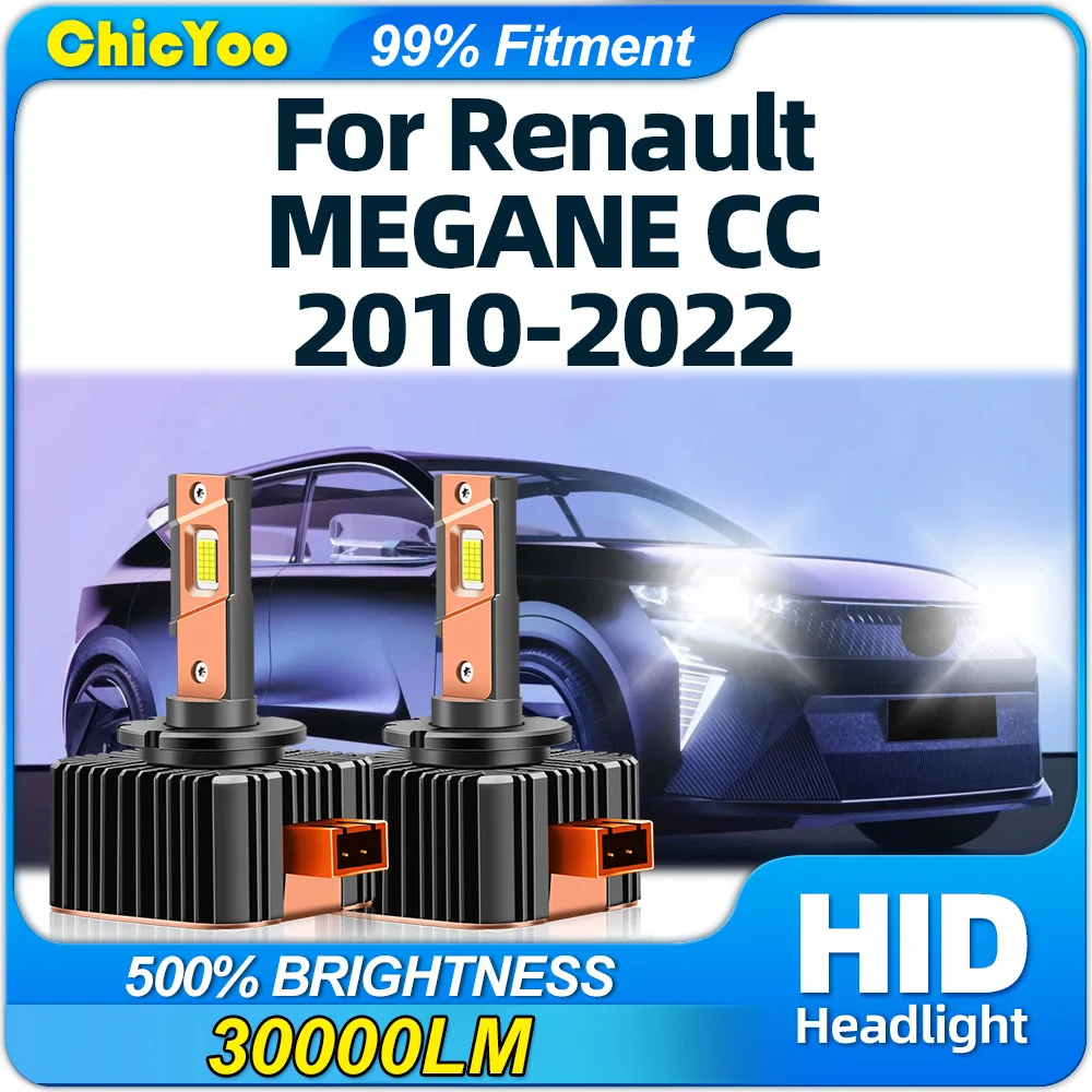 Светодиодные фары 30000LM 120W Супер яркие ксеноновые лампы HID 6000K для RENAULT MEGANE CC 2010-2017