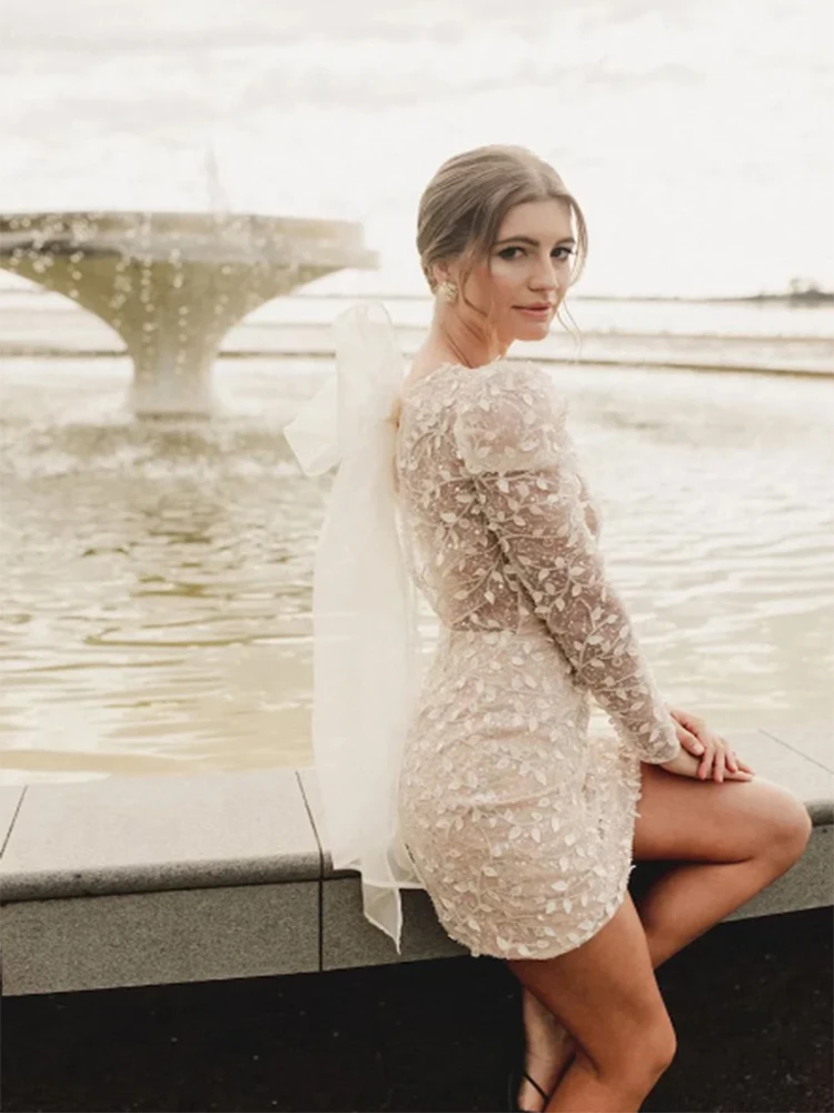 Рисунок 4 - Пляжное кружевное короткое свадебное