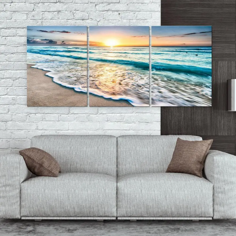 

1 Set Useful Frameless Picture Bright Color Wear Resistant Wall Art Posters Professionally Printed Frameless Picture