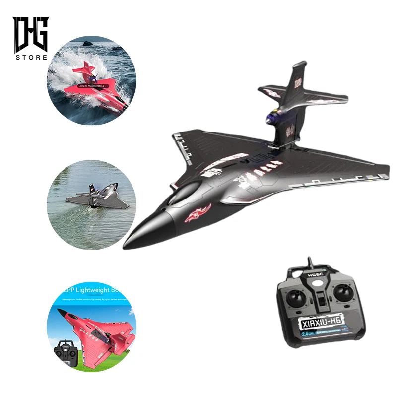 

Land Water And Air H650 Fixed Wing Foam Waterproof Aircraft Brushless Motor Remote Control Electric Model Aircraft Toys