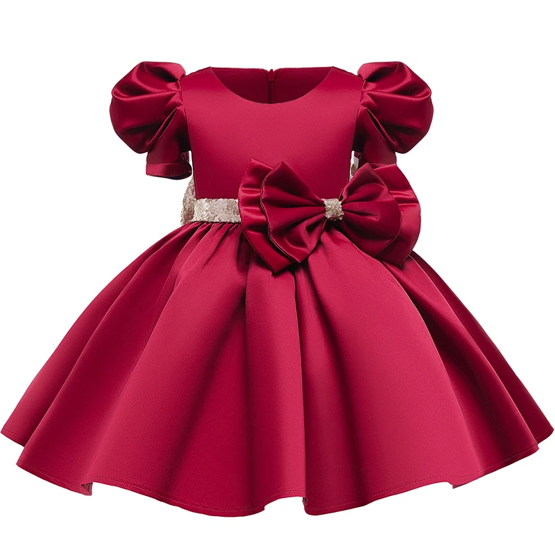 

Платье принцессы с цветами для девочек, летнее сценическое платье-пачка для выступлений, свадебное платье, Сетчатое платье с блестками для ...