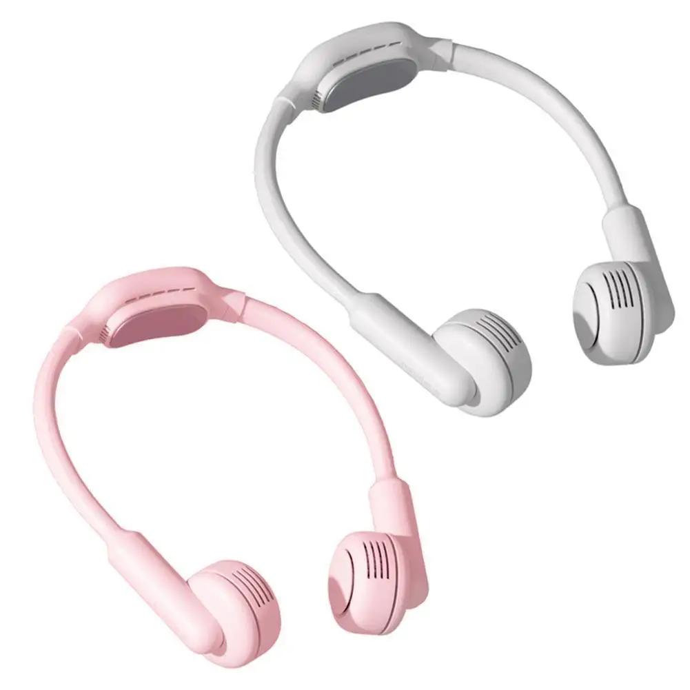 

Беспроводной вентилятор для подвешивания на шею, бесшумный уличный дорожный кулер, регулируемый беслопастный вентилятор с ремешком, 3 режи...