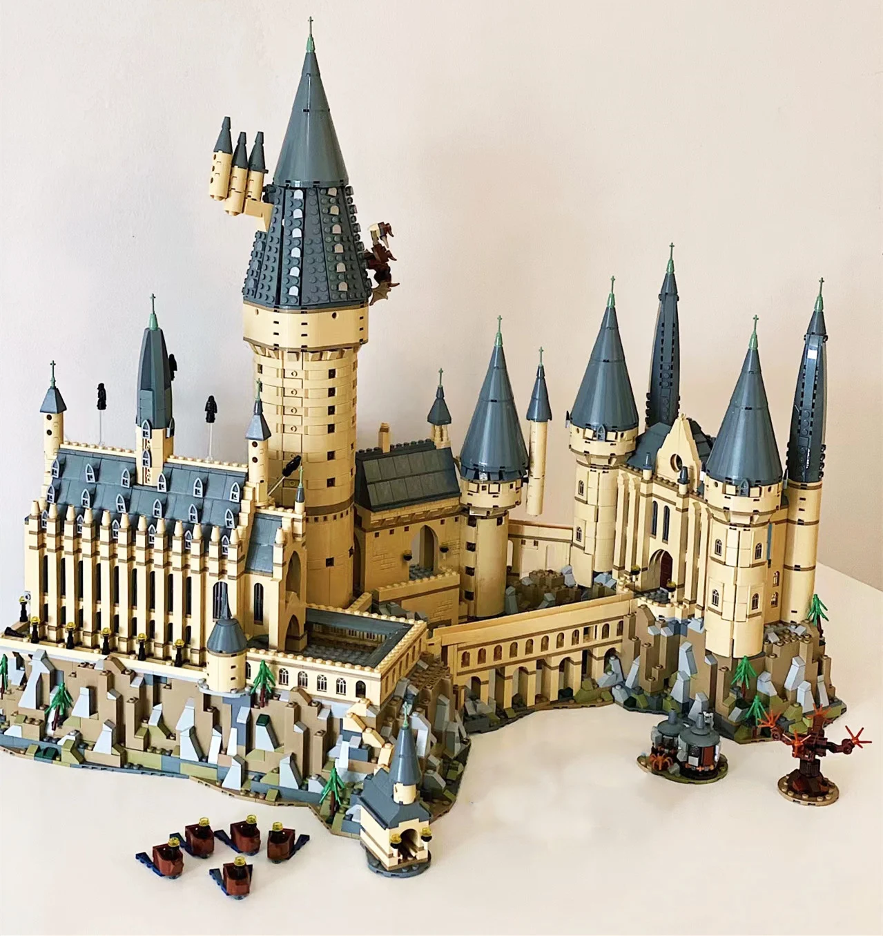 

With Light Classic Building Block Castle Model Set 6020 Pcs Compatible 71043 Assembly City Bricks Christmas Kid Toys Gift