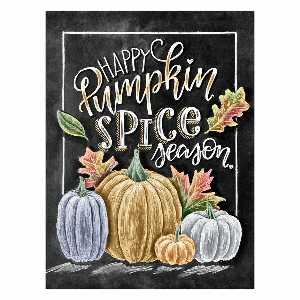 

LZAIQIZG Алмазный рисунок тыквы сборный своими руками ремесла 5D полная квадратная дрель круглая дрель набор для украшения дома