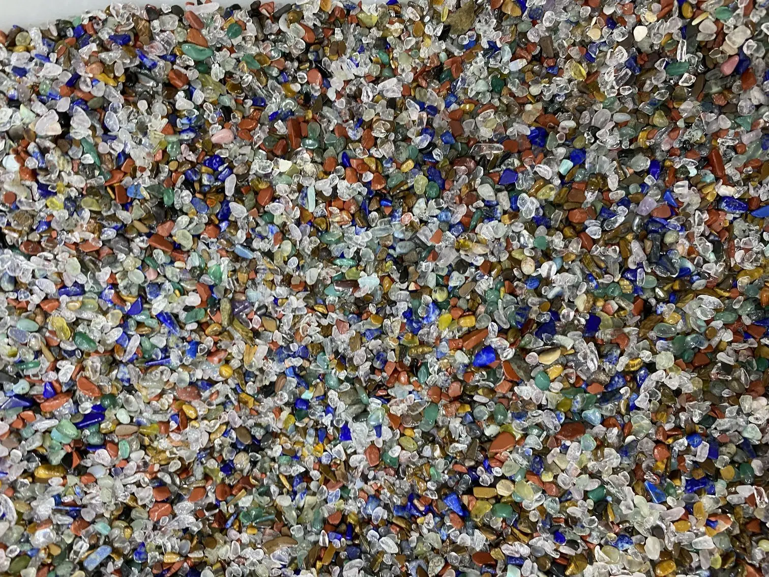 5000 x смесь кристаллов tumblestone 1 мм-3 мм драгоценные камни оптом