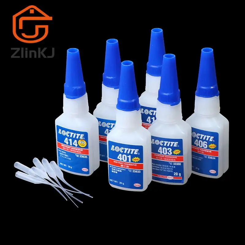 1pc 20ml Quick Dry 401/403/406/414/415/416 Universal Adhesive Stronger Super Glue Multi-Purpose Glue Repair Tools Self-Adhesive