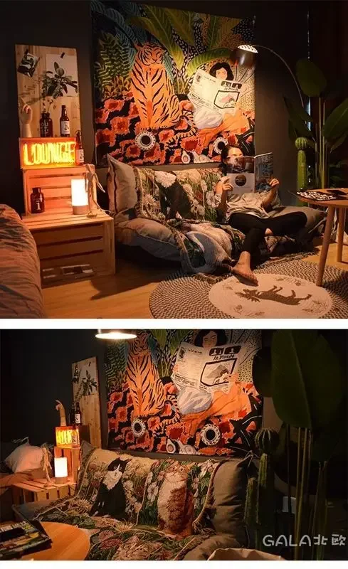 Lesny Fon Tekstil Ins Suspension Malyreshno Ukrasenie Komnaty Vodnaya Narodnaya Dostuzu Arenda Remont Doma 10...