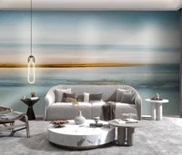 beibehang custom abstract oil painting beach photo wallpaper 3d landscape murals wall paper living room theme hotel background