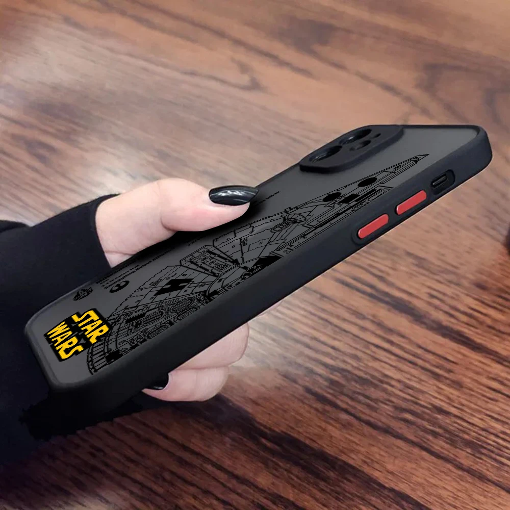 Stars Anime Wars Phone Case for Samsung S25 S24 S23 S22 S21 S20 S10 FE Note20 Note10 Plus Ultra Lite 5G Matte Transparent Cover