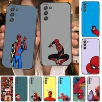 spider man comics phone cover hull for samsung galaxy s6 s7 s8 s9 s10e s20 s21 s5 s30 plus s20 fe 5g lite ultra edge