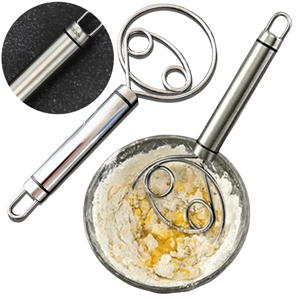 Стандартный Многофункциональный Ручной Венчик Для Теста С Двойным Кругом