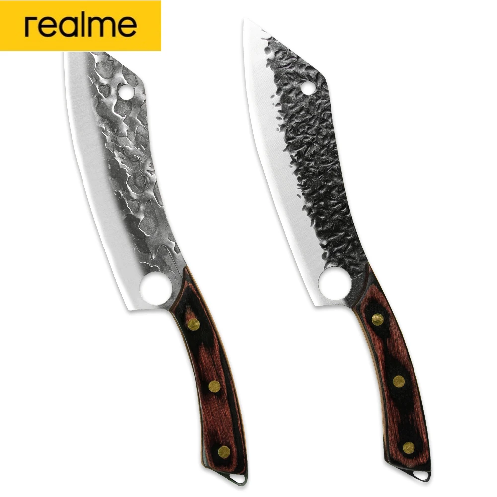 

Realme 8'' Inch Slicing Knife Professional Kitchen Knife High Carban Steel Meat Ultra Sharp Cleaver Knife Cooking Accessories