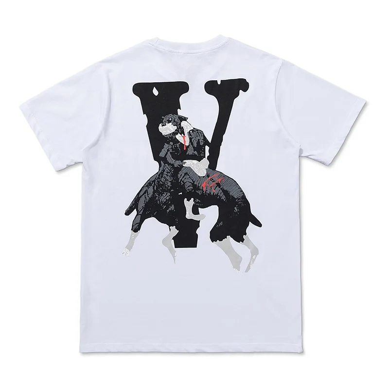 

Vlone Men's Wholesale Youth Personality Fashion Short-Sleeved T-shirt