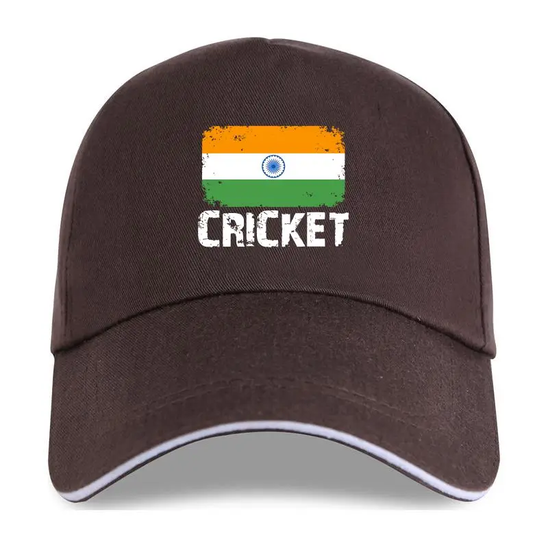 

New India Cricket India Team Cricket India Flag Baseball cap Sunlight Spring Cotton Round Neck Basic Clothes Print Normal