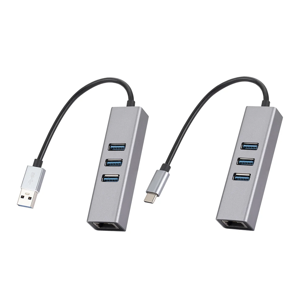 

USB-хаб с 3 портами USB 1000 и Rj45, 3,0 Мбит/с