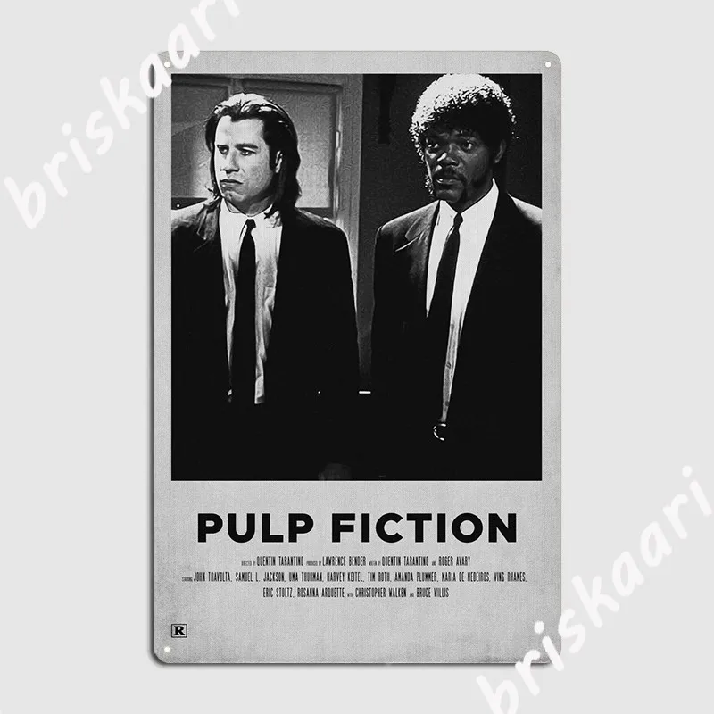 

Pulp Fiction Metal Sign Club Bar Cave create Wall Decor Tin sign Poster