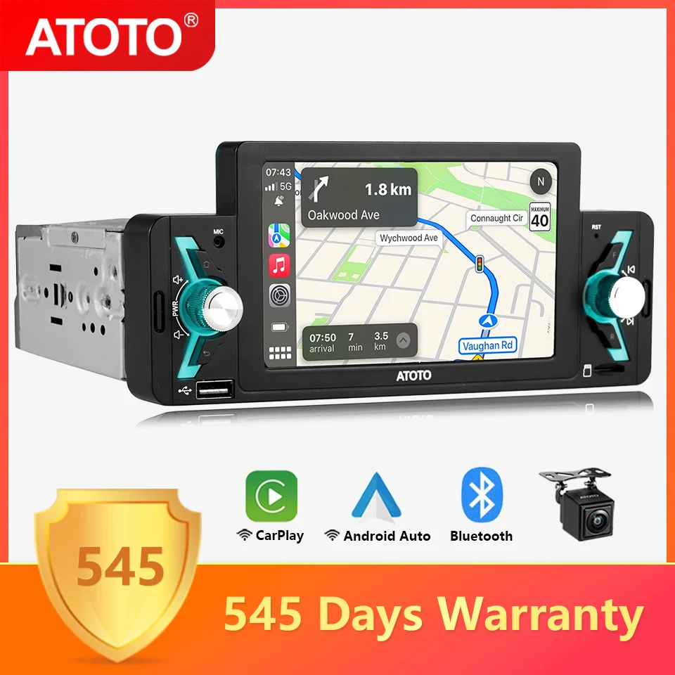 Автомагнитола ATOTO F7WE стерео-система на Android с сенсорным экраном 5 дюймов