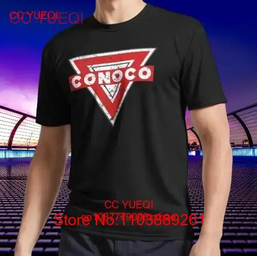 Новая рубашка с логотипом Conoco Oil забавная американская футболка США унисекс