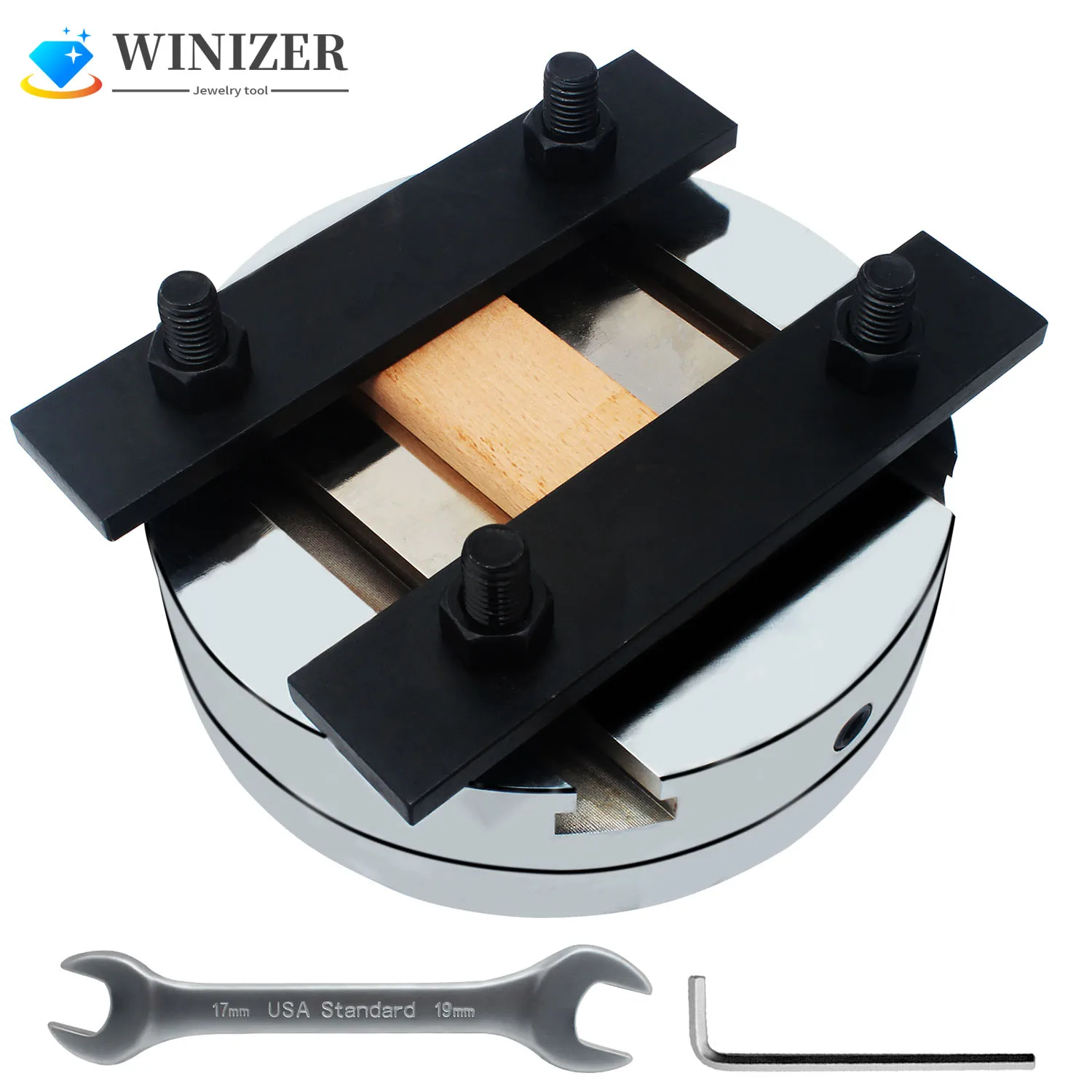 Jewelry Equipments Mini Engraving Round Vise Tool Removable Chisel Stamping Jewelry Carving Fixture Holder Rotary Workbench