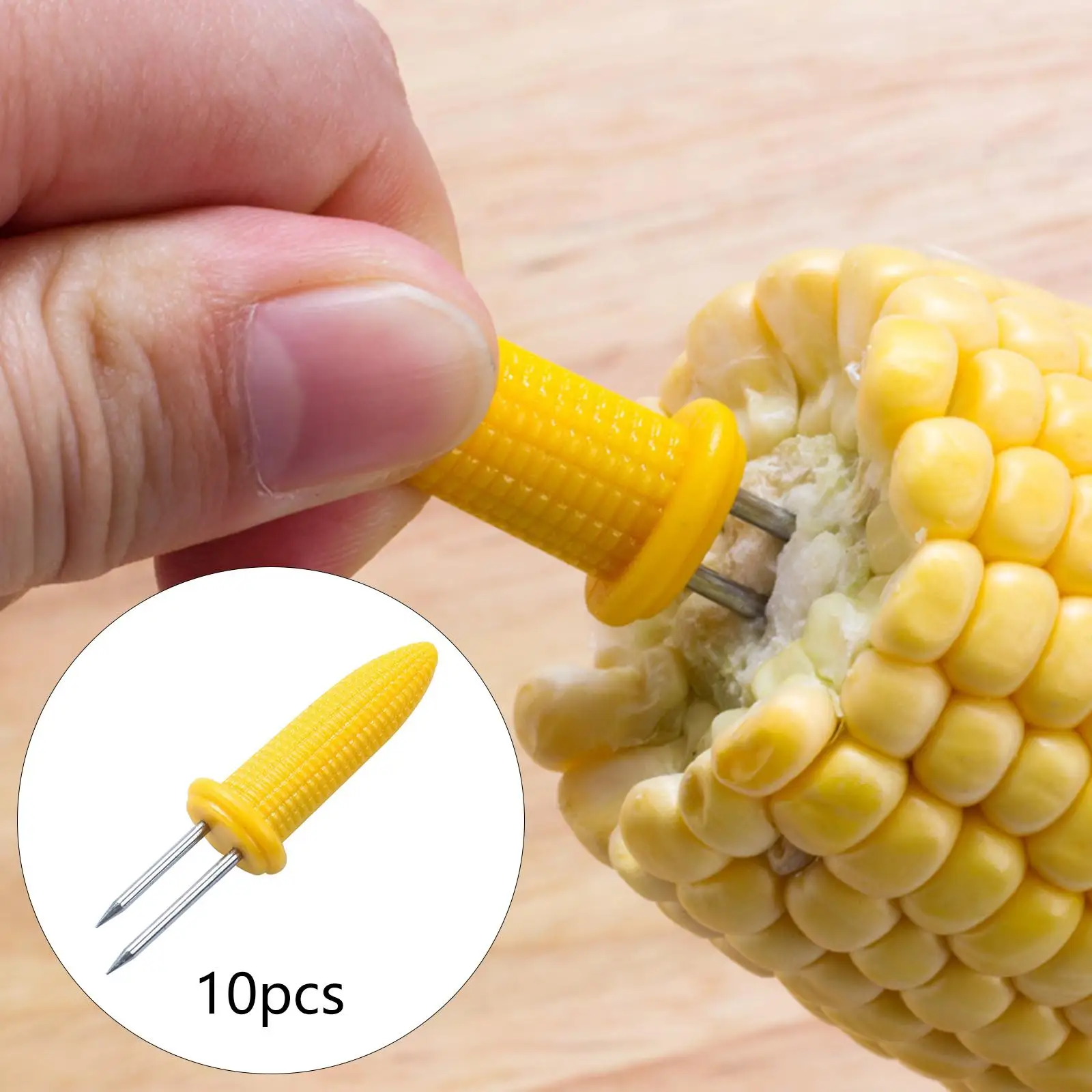 

Портативные многоразовые держатели для шпажки кукурузы для барбекю и кемпинга