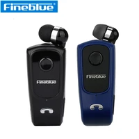 Fineblue F920 Pro Lotus Retractable Bluetooth-compatible Earphone Wireless Headset Cordless Earpiece Microphone Clip Lavalier