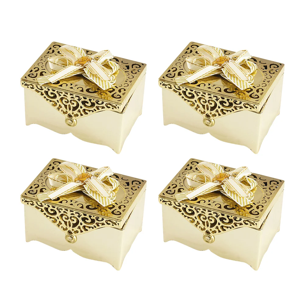 

4Pcs Party Favor Boxes Candy Boxes for Wedding Birthday Party Baby Shower
