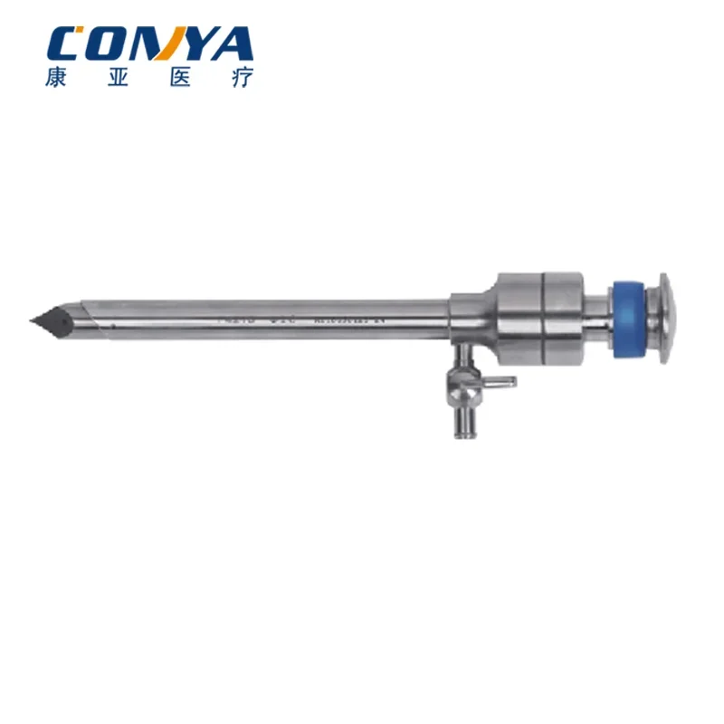 Многоразовый лапароскопический троакар из нержавеющей стали с лапароскопией