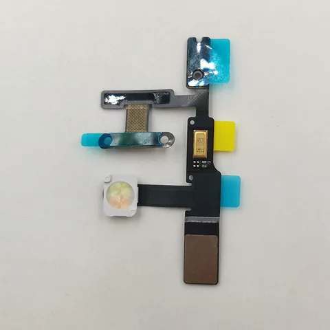 Выключатель питания, кнопка включения/выключения громкости, гибкий кабель для iPad Pro 9,7 дюйма A1673 A1674 A1675, мигающий свет с ключом отключения звука и микрофоном