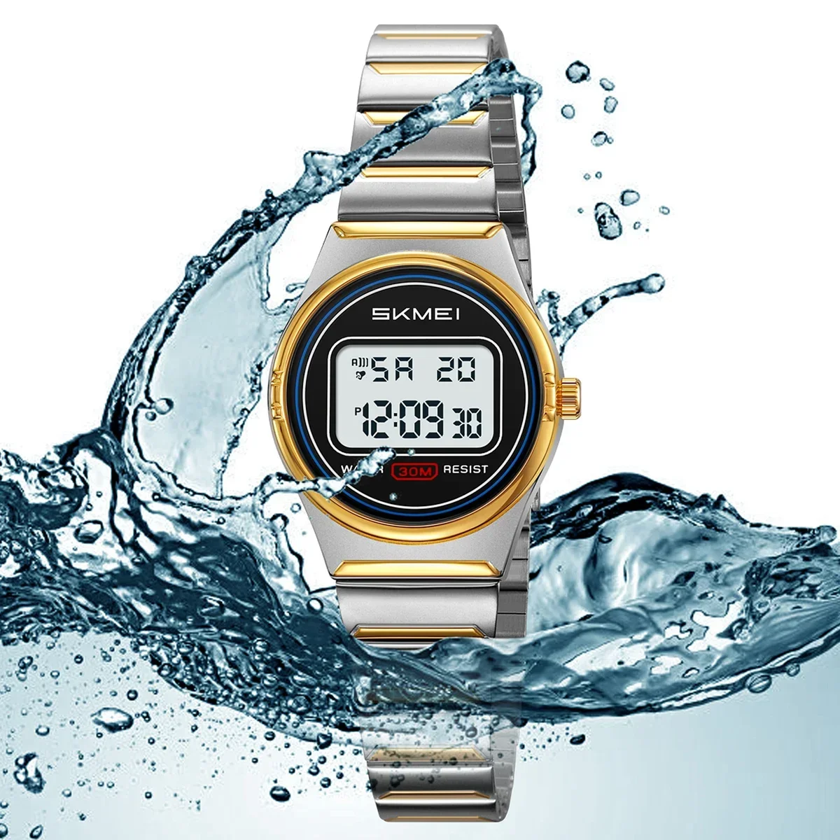 Часы наручные SKMEI женские цифровые брендовые Роскошные водонепроницаемые