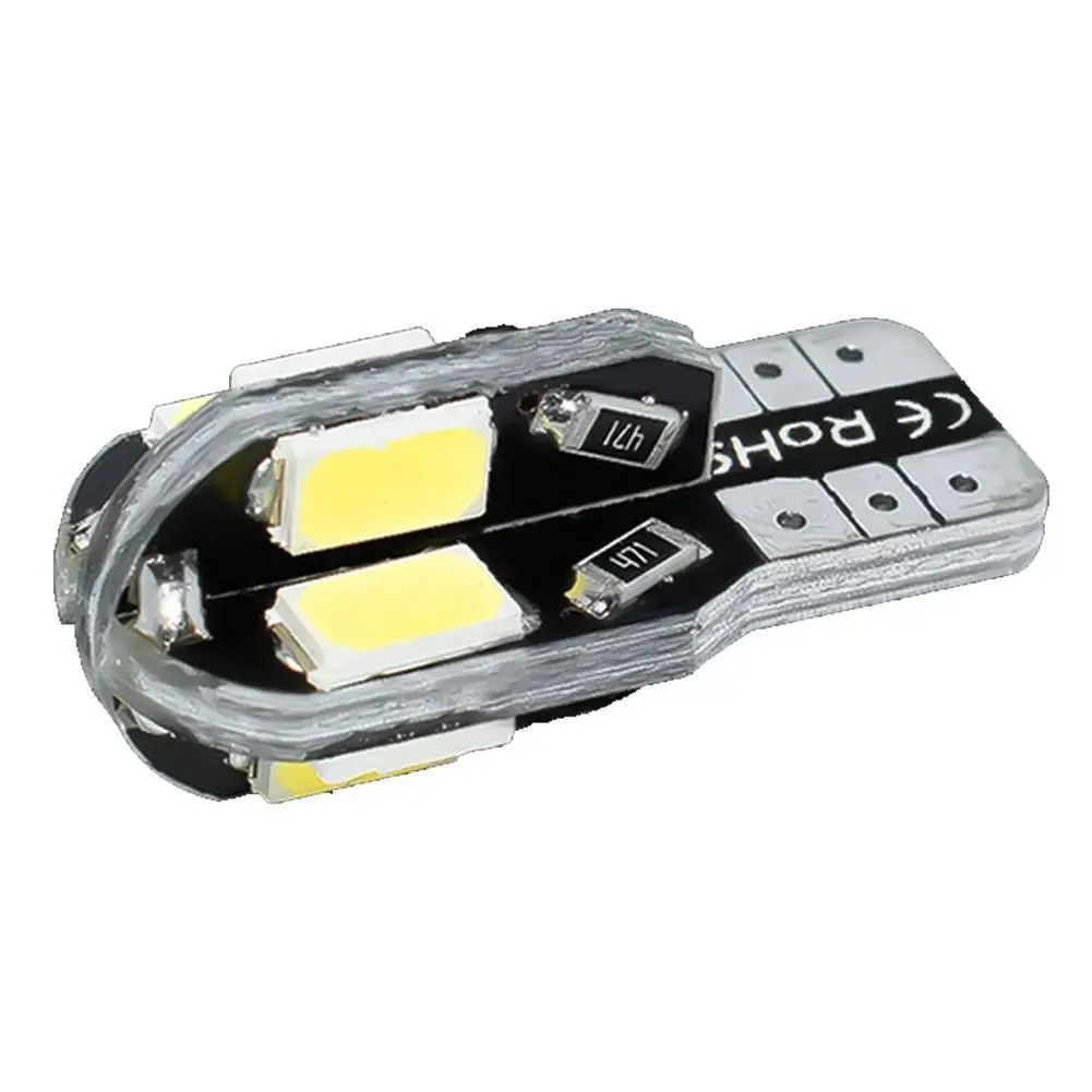 

10 шт., светодиодные лампы T10 5730 8SMD 12 В