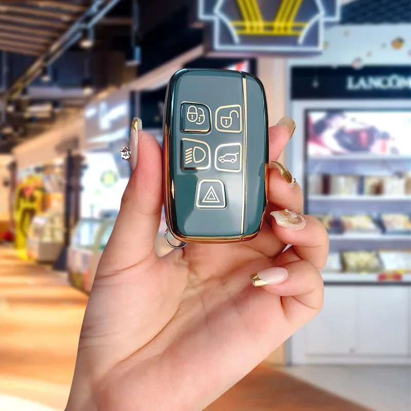 Чехол из ТПУ для автомобильного дистанционного ключа, чехол для Land Rover Range Rover Discovery Evoque Sport Velar для Jaguar XE E-Pace, аксессуары