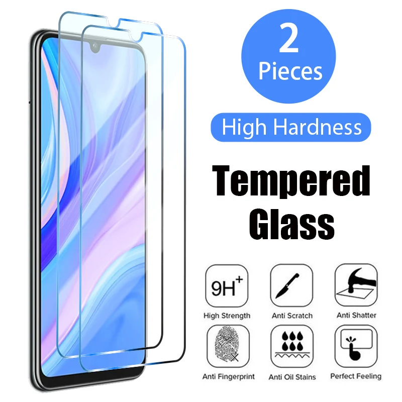 Закаленное стекло 2 в 1 для Huawei P50 P40 P30 P20 lite Защитная пленка экрана Pro Y9 7 6 5 P Smart |