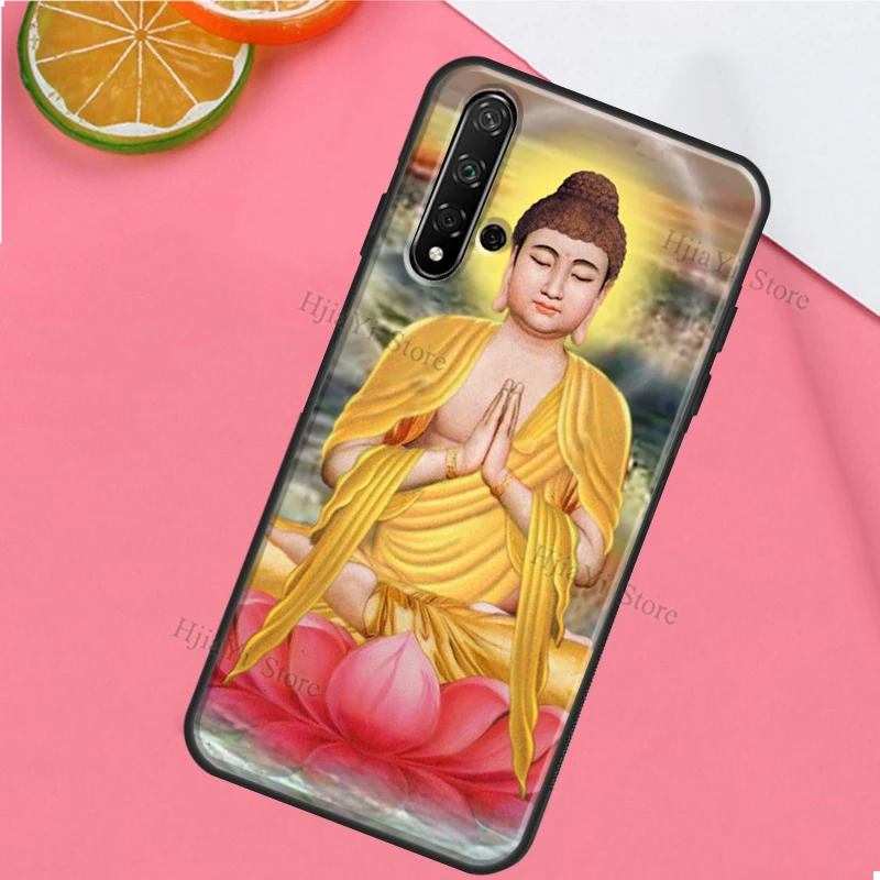 Чехол с Буддой Шакьямуни для Huawei P30 P40 P20 Pro Mate 20 Lite P Smart 2019 Nova 5T Honor 9X 8X 10i