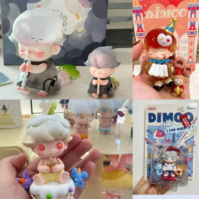 Оригинальный Dimoo с днем рождения Серия 7 лет Париж Романтический художник