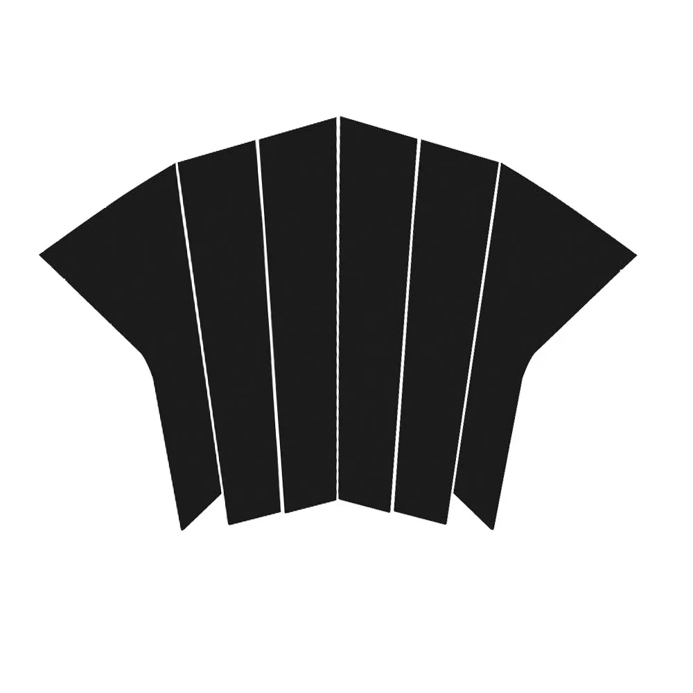 Для Hyundai Tucson NX4 MK4 2021-2023 2022 углеродное волокно оконная дверная колонна наклейка на