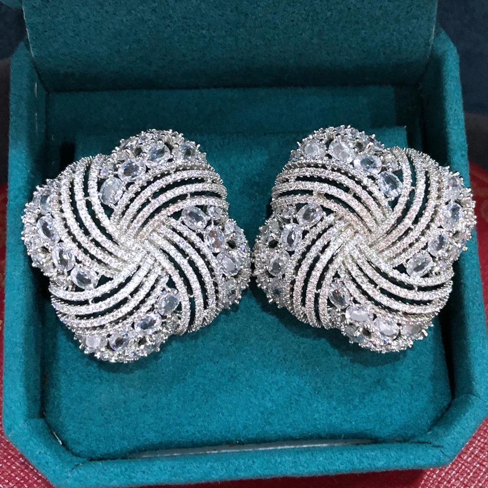 Kellybola Роскошные квадратные полые серьги для женщин свадебная вечеринка