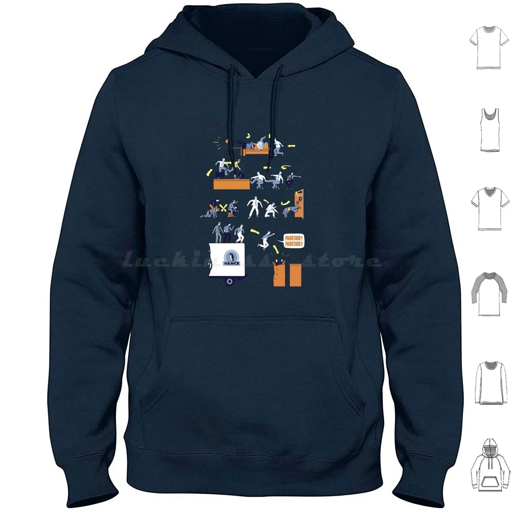 

The Office : Ultimate Beginner'S Guide To Parkour Hoodie cotton Long Sleeve The Office Office Us Dwight Schrute Dwight