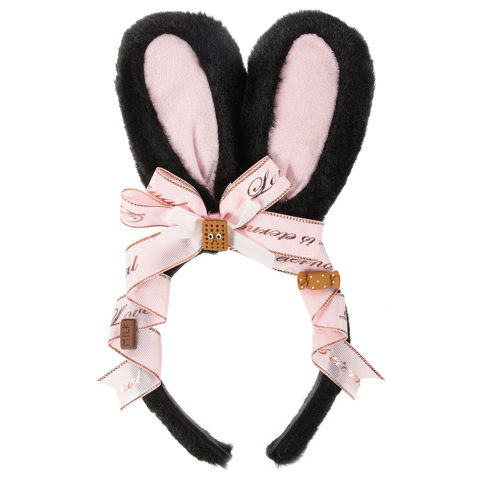 

Cartoon Hairband Plush Headband Decor Rabbit Ears Prop Fashionable Bunny Headdress