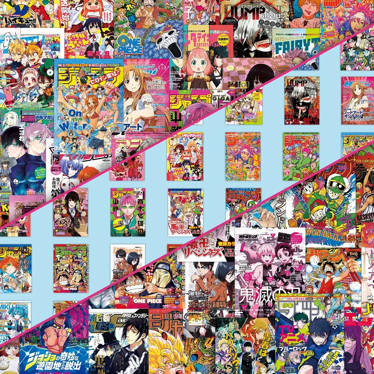 Фото Набор из 51 уникальных аниме-наклеек: ONE PIECE, Jujutsu Kaisen, Naruto. Постеры-стикеры для самостоятельного декорирования автомобиля, стен. Крутые мультяшные наклейки-игрушки. №3